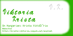 viktoria krista business card